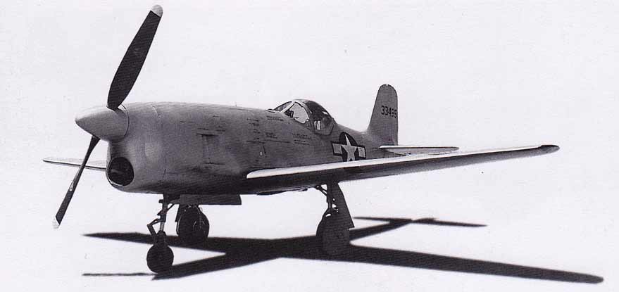 Bell XP-77 downloadable cardmodel from fiddlersgreen.net